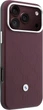 Etui do smartfona Apple iPhone 18 Pro/iPhone 17 Pro BMW Quilted Pattern Metal Logo Burgundy (3666339670146) - obraz 4