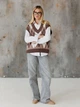 Жилет женский ARTKNIT Trio L-XL Шоколадный (2251930427018) - изображение 9