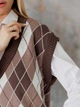 Жилет женский ARTKNIT Trio L-XL Шоколадный (2251930427018) - изображение 10