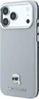 Etui do smartfona Apple iPhone 18 Pro/iPhone 17 Pro Karl Lagerfeld Grained Karl Head Metal MagSafe Grey (3666339659080) - obraz 3