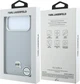 Etui do smartfona Apple iPhone 18 Pro/iPhone 17 Pro Karl Lagerfeld Grained Karl Head Metal MagSafe Grey (3666339659080) - obraz 8
