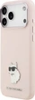 Etui do smartfona Apple iPhone 18 Pro Max/iPhone 17 Pro Max Karl Lagerfeld Silicone Choupette Metal Pin Pink (3666339683276) - obraz 3