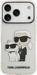 Etui do smartfona Apple iPhone 18 Pro/iPhone 17 Pro Karl Lagerfeld IML NFT Glitter Karl&Choupette Transparent (3666339683061) - obraz 2
