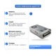 Блок живлення XPRO 46651-24v20a 24V, 20A, 140×75×35 мм, 680 г (46651-24v20a_910) - изображение 4