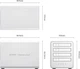 Disk Array Orico 8848U4 4-bay M.2 NVMe SSD White (6942227173294) - зображення 3