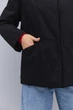 Короткий утеплений тренч чорний з коміром-стійкою Arjen 35621, розмір L/XL, код кольору 127320 - изображение 10