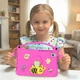 Противоударный детский чехол EVA Yellow Bee с подставкой и ручкой-держателем для Samsung Galaxy Tab A11 / Tab A9 экран 8.7" дюймов (SM-X135, SM-X130, SM-X115, SM-X110) Малиновый - изображение 7
