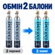 Обмін балона Berger Різьбовий CO2 425 г 2 шт (EX-CYL-SCR-425-2) - зображення 1