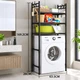 Полка стеллаж напольная над стиральной машиной Laundry Rack (399 WR) Черный - изображение 2