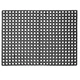 Килимок придверний гумовий KADAX Broves 50 × 80 см чорний (5906638303184) - зображення 1