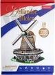 Puzzle 3D CubicFun Młyn z podświetleniem LED 65 elementów (1011573) - obraz 1