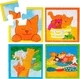 Puzzle Dikkie Dik 4 w 1 (1840125) - obraz 2