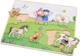 Puzzle drewniane z uchwytami Fien & Teun 6 elementów (2520921) - obraz 2