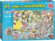 Puzzle Jumbo Jan van Haasteren Junior 25 Obóz szkolny 360 elementów (2051884) - obraz 1