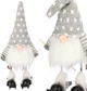 Новогодняя фигурка Springos CA0682 Гном на лыжах 33 см (5907719422893) - изображение 1