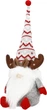 Новогодняя фигурка Springos CA1010 Гном с рожками оленя 50 см серый (5907719440095) - изображение 4
