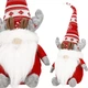 Новогодняя фигурка Springos CA1009 Гном с рожками оленя 50 см красный (5907719440088) - изображение 13