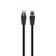 Патч-корд 2м UTP cat 6 CCA black Cablexpert (PP6U-2M/BK) - изображение 1