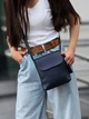 Сумка кросс-боди через плечо маленькая женская из натуральной кожи ARTiS Bags синяя (Арт. 406 9343) - изображение 1