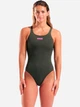 Купальник слитный женский Arena Team Swimsuit Swim Pro Solid 004760-609 Темно-зеленый (3468337729242) - изображение 1