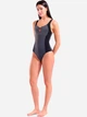 Купальник слитный женский Arena Swimsuit Control Pro Back Soli 011710-550 Серый/Черный (3468337897064) - изображение 3