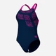 Купальник слитный женский Arena Kikko Swimsuit Swim Pro Back 010807-790 Синий/Розовый (3468337757290) - изображение 8