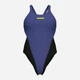 Купальник слитный женский Arena Team Swimsuit Swim Tech Solid 004763-851 Темно-синий/Черный (3468337873440) - изображение 7