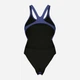 Купальник слитный женский Arena Team Swimsuit Swim Tech Solid 004763-851 Темно-синий/Черный (3468337873440) - изображение 9