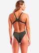 Купальник слитный женский Arena Team Swimsuit Swim Tech Solid 004763-609 Темно-зеленый (3468337774556) - изображение 2