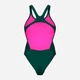 Купальник слитный женский Arena Team Swimsuit Swim Tech Solid 004763-609 Темно-зеленый (3468337774556) - изображение 7