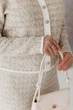 Женский вязаный жакет Viva ART KNIT беж, L 047165 - изображение 10