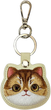 Etui-brelok Nimmy do AirTag Big Eyed Pet 2.0 Cat Khaki (6971080318627) - obraz 1