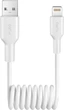 Спіральний кабель Puro 12W USB-A - Lightning 1 м White (8018417498886) - зображення 1