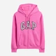Толстовка на молнии с капюшоном на флисе женская GAP 966129126 2XL Розовая (1163464283) - изображение 5