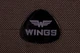 Чемодан на колесиках Wings 6802 45 л 2 колеса Коричневый (Vt00012) - изображение 6