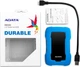 Dysk Twardy ADATA Durable HD330 1TB AHD330-1TU31-CBL 2.5" USB 3.1 Zewnętrzny Niebieski - obraz 7