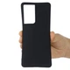 Силиконовый (TPU) чехол Deexe Silicone Case для Samsung Galaxy S21 Ultra - Black - изображение 5