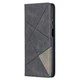 Чехол-книжка с кармашками UniCase Geometric Pattern для Samsung Galaxy A12 (A125) / A12 Nacho (A127) / M12 (M127) - Black - изображение 3