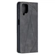 Чехол-книжка с кармашками UniCase Geometric Pattern для Samsung Galaxy A12 (A125) / A12 Nacho (A127) / M12 (M127) - Black - изображение 4