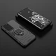 Чохол з підставкою Deexe Hybrid Case для Samsung Galaxy S21 Ultra - Black - зображення 7