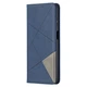 Чехол-книжка с кармашками UniCase Geometric Pattern для Samsung Galaxy A12 (A125) / A12 Nacho (A127) / M12 (M127) - Blue - изображение 3