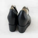 Масивні шкіряні ботильйони на танкетці Woman's heel чорні 40 (О-672) - зображення 4