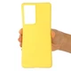 Силіконовий (TPU) чохол Deexe Silicone Case для Samsung Galaxy S21 Ultra - Yellow - зображення 5