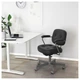Компьютерное кресло IKEA ALEFJÄLL Glose черное 703.674.58 - изображение 2
