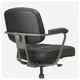 Компьютерное кресло IKEA ALEFJÄLL Glose черное 703.674.58 - изображение 3