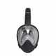 Маска для сноркелинга TheNice F2 EasyBreath-III на все лицо для дайвинга L / XL Черный (SUN2938) - изображение 4