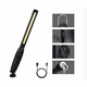 Фонарь аккумуляторный с магнитом и клипсой USB BL-821 COB LED BLack - изображение 1