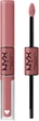 Pomadka w płynie NYX Professional Makeup Shine Loud 11 Cash Flow 2x3.4 ml (800897207298) - obraz 1
