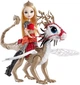 Лялька Mattel Еппл Вайт Ігри Драконів Ever After High Dragon Games Apple White Doll and Braebyrn Dragon DKM76 - зображення 5