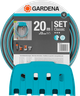 Шланг Gardena Classic 13 мм (1/2") 20 м з кронштейном і комплектом для поливання (18005-20.000.00) - зображення 1